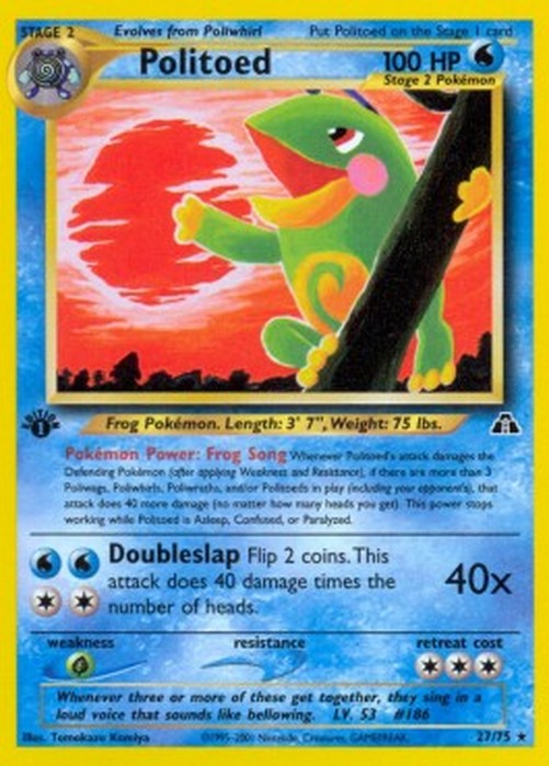Pokemon Politoed (NDI 27)