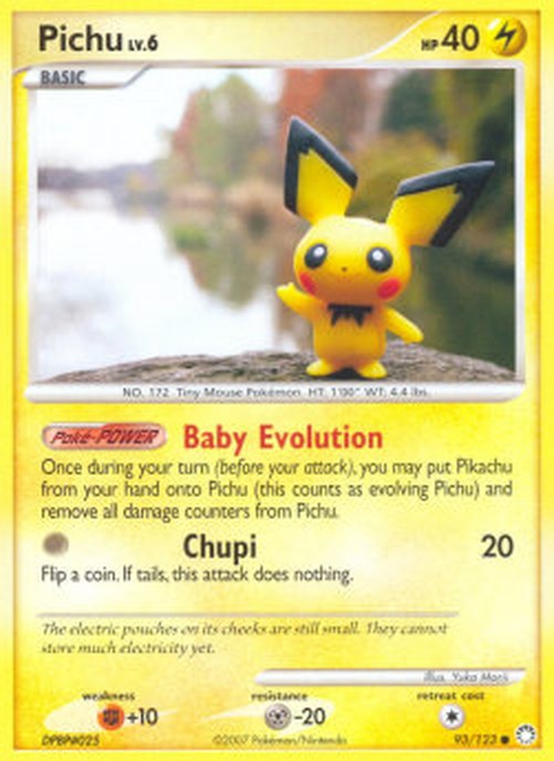 Pokemon Pichu Lv.6 (MT 93)