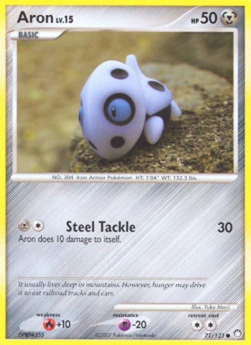 Pokemon Aron Lv.15  (MT 71)