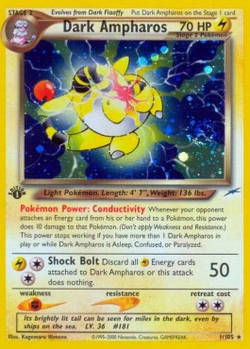 Pokemon Dark Ampharos (NDE 1)