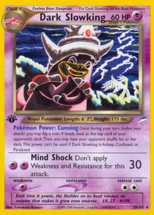 Pokemon Dark Slowking (NDE 20)