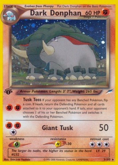 Pokemon Dark Donphan (NDE 3)