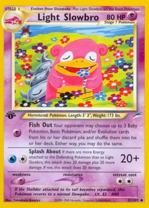 Pokemon Light Slowbro  (NDE 51)