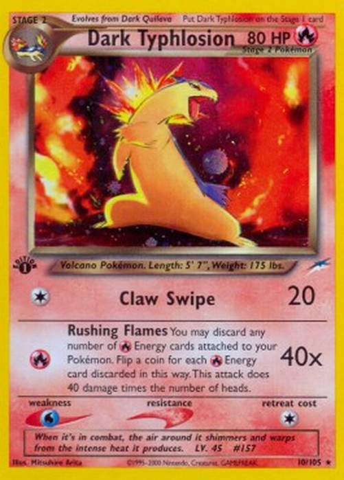 Pokemon Dark Typhlosion  (NDE 10)