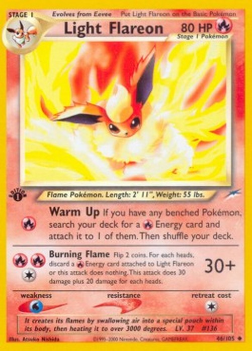 Pokemon Light Flareon (NDE 46)