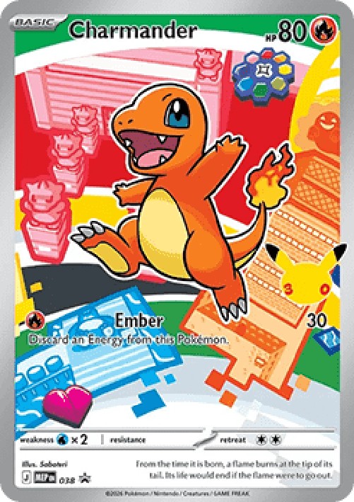 Pokemon Charmander  (MEP 038)