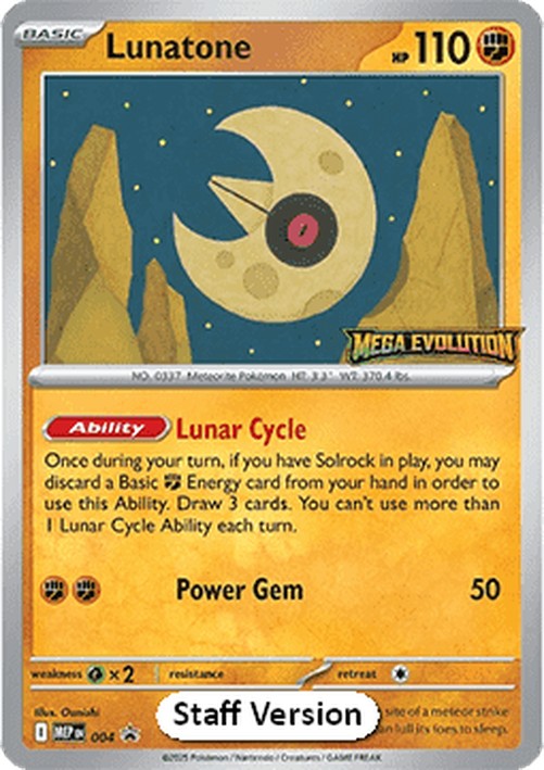Pokemon Lunatone (MEP 004)