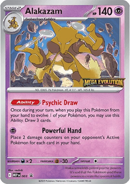 Pokemon Alakazam  (MEP 003)