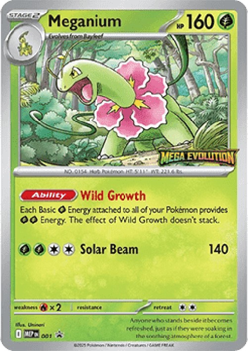Pokemon Meganium (MEP 001)