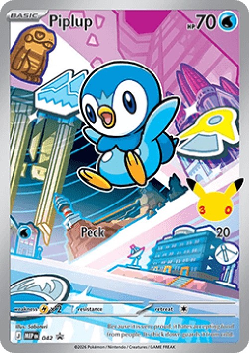Pokemon Piplup  (MEP 042)