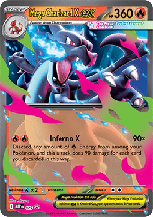 Pokemon Mega Charizard X ex (MEP 029)