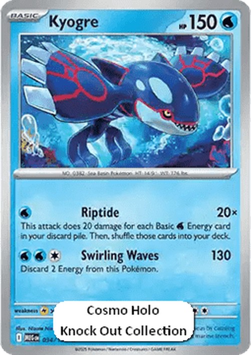 Pokemon Kyogre (xMEG 034)