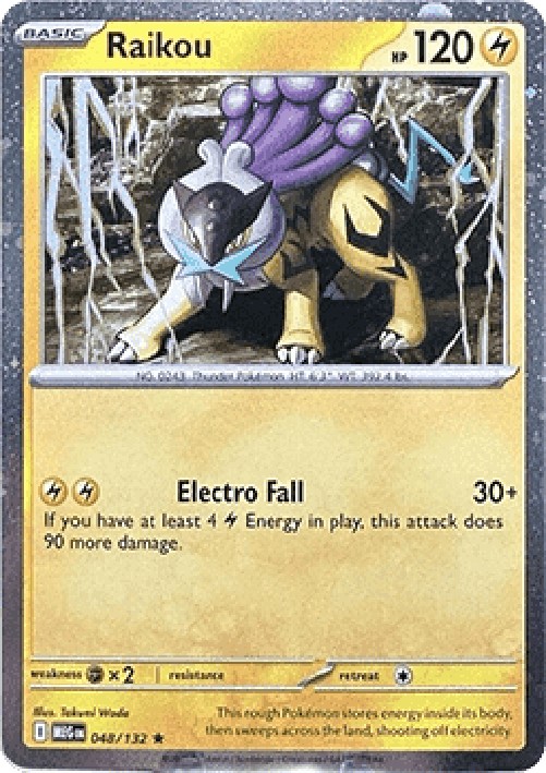 Pokemon Raikou (xMEG 048)