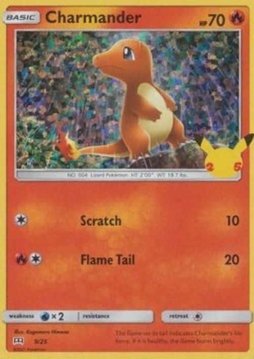 Pokemon Charmander  (MCD25 9)