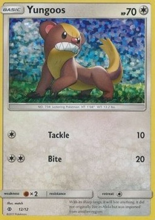Pokemon Yungoos  (MCD17 12)