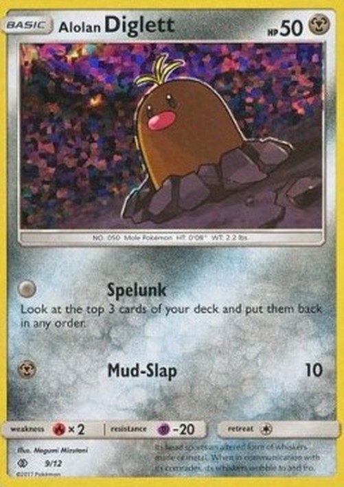Pokemon Alolan Diglett (MCD17 9)