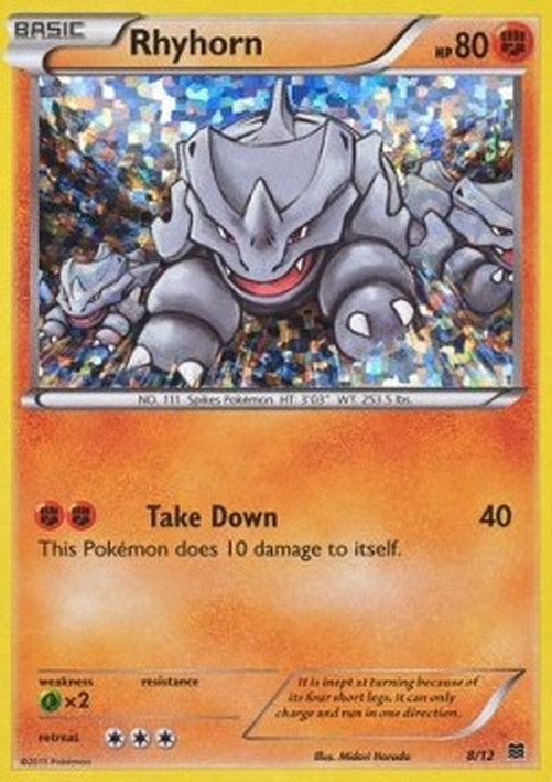 Pokemon Rhyhorn  (MCD15 8)