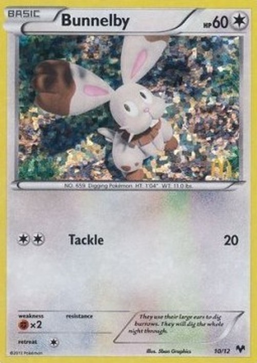 Pokemon Bunnelby  (MCD14 10)