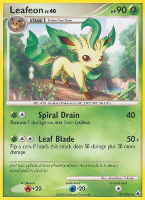 Pokemon Leafeon Lv.40  (MD 24)