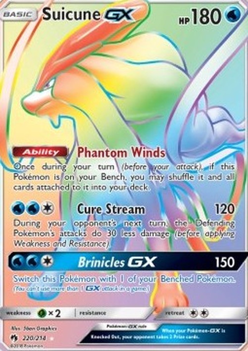 Pokemon Suicune GX (LOT 220)