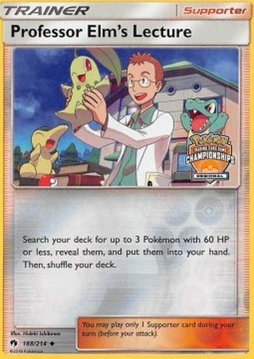Pokemon Professor Elm's Lecture (LOT 188)