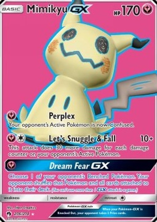 Pokemon Mimikyu GX (LOT 206)