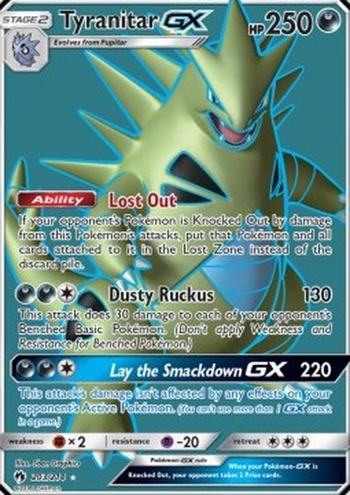 Pokemon Tyranitar GX  (LOT 203)