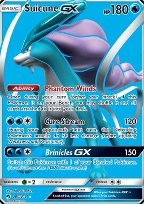 Pokemon Suicune GX (LOT 200)