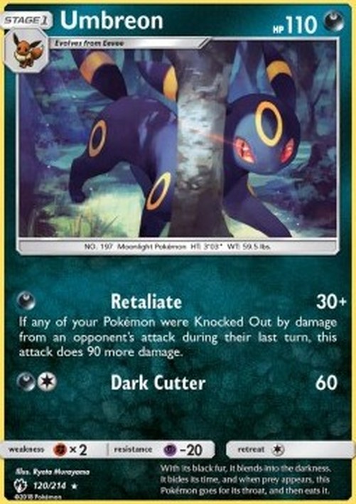 Pokemon Umbreon (LOT 120)