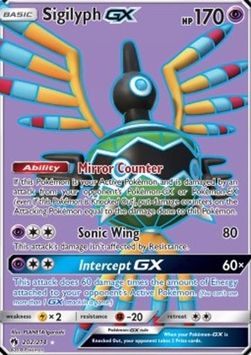 Pokemon Sigilyph GX (LOT 202)