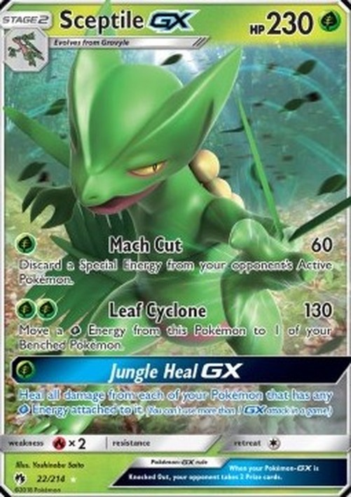 Pokemon Sceptile GX  (LOT 22)