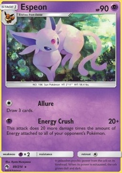 Pokemon Espeon  (LOT 89)