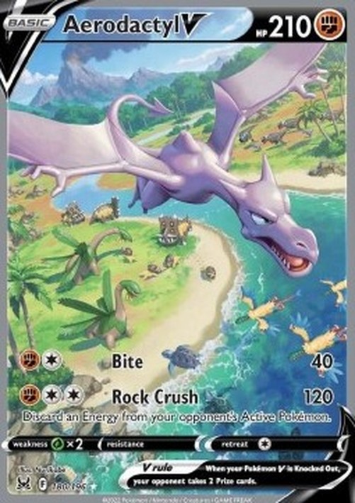 Pokemon Aerodactyl V (LOR 180)