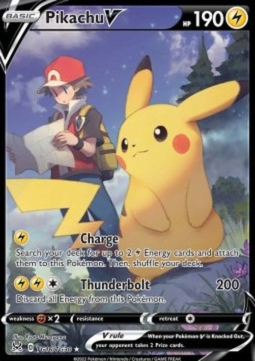 Pokemon Pikachu V (LOR TG16)