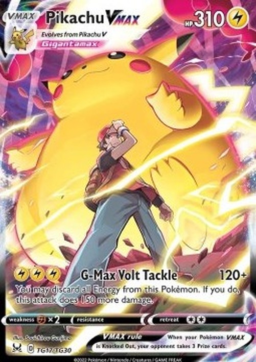 Pokemon Pikachu VMAX  (LOR TG17)