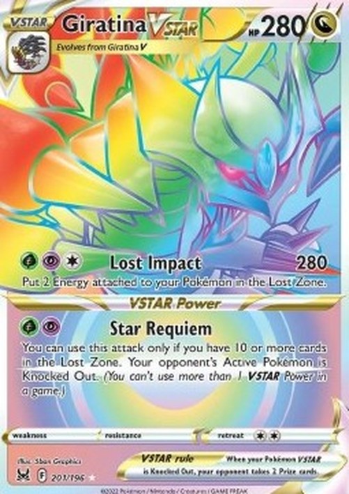 Pokemon Giratina VSTAR  (LOR 201)