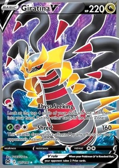 Pokemon Giratina V  (LOR 185)