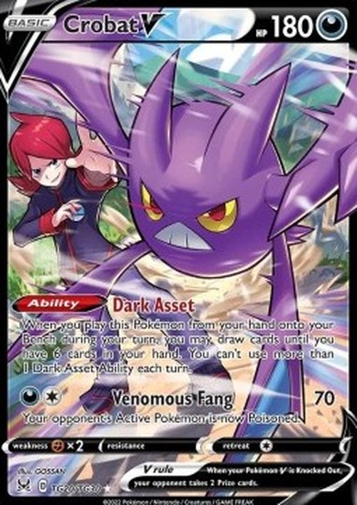 Pokemon Crobat V  (LOR TG20)