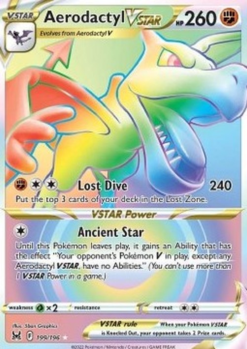 Pokemon Aerodactyl VSTAR  (LOR 199)