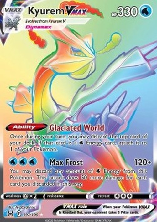 Pokemon Kyurem VMAX  (LOR 197)