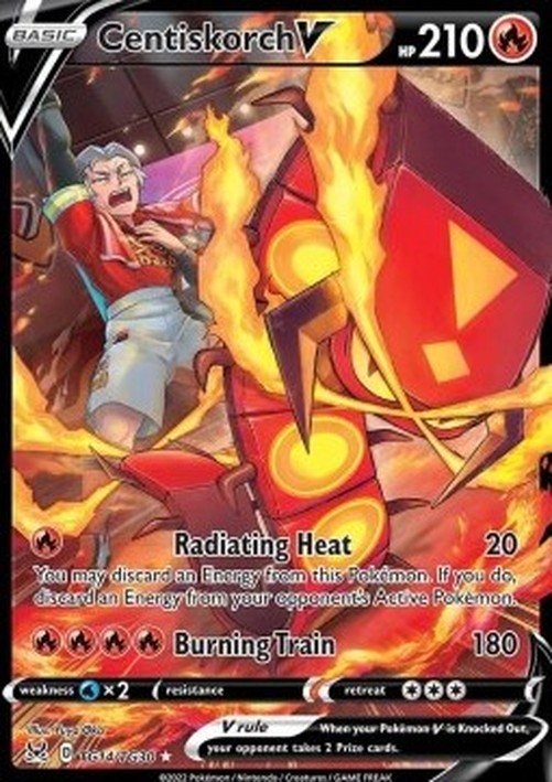 Pokemon Centiskorch V  (LOR TG14)