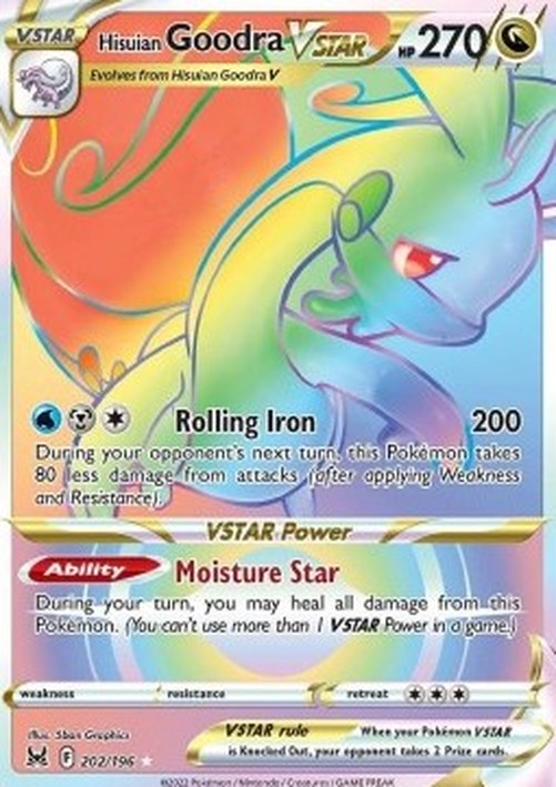 Pokemon Hisuian Goodra VSTAR  (LOR 202)