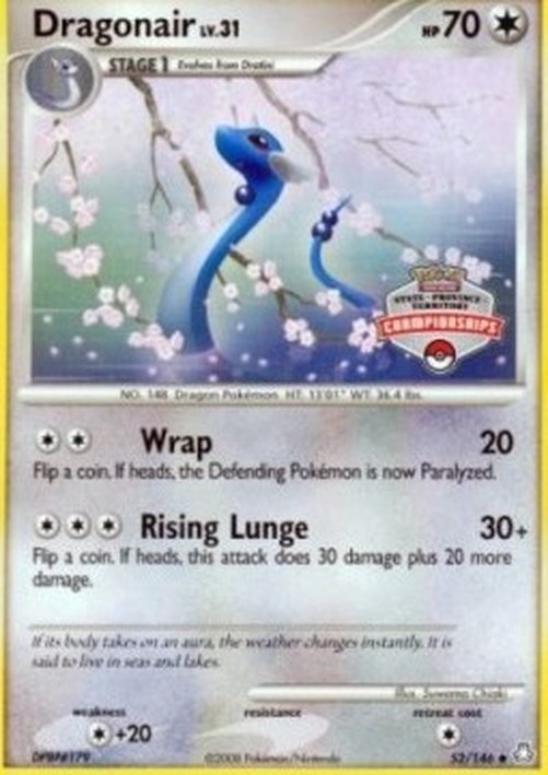 Pokemon Dragonair Lv.31  (LA 52)