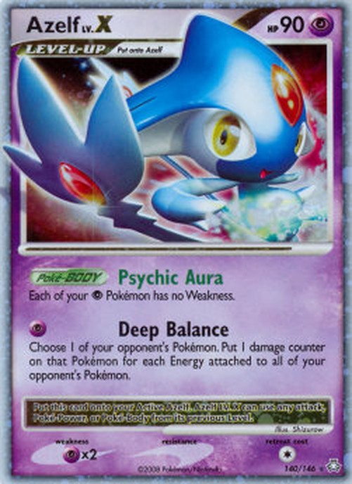 Pokemon Azelf LV.X  (LA 140)