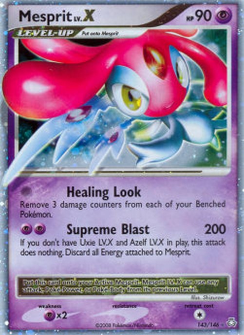 Pokemon Mesprit LV.X (LA 143)