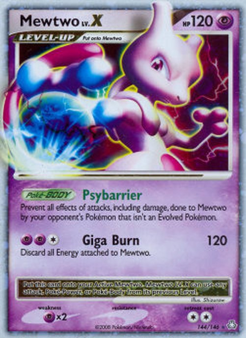 Pokemon Mewtwo LV.X (LA 144)