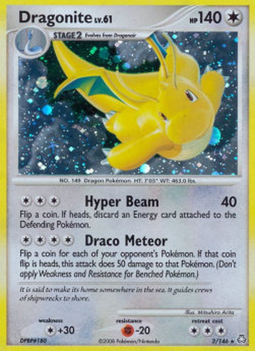 Pokemon Dragonite Lv.61  (LA 2)