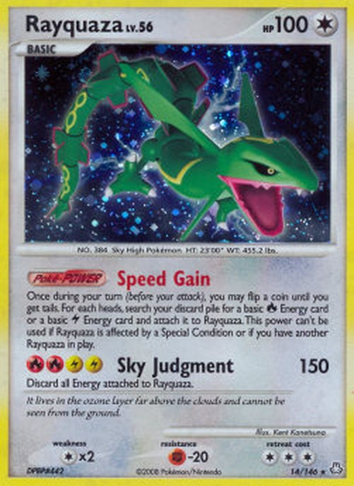 Pokemon Rayquaza Lv.56  (LA 14)