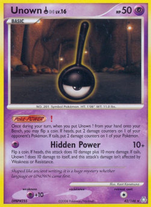 Pokemon Unown [!] Lv.16  (LA 42)