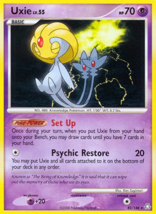 Pokemon Uxie Lv.55  (LA 43)